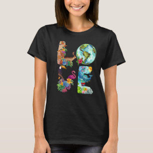 Love World Earth Day 2022 Planet Environmental Ani T-Shirt
