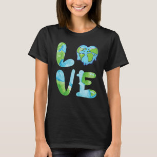 Love World Earth Day 2022 Planet Environmental Awa T-Shirt