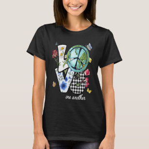 Love World Earth Day 2023 Hippie Save Planet Envir T-Shirt