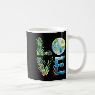 Love world earth day 2026 environmental animal tre coffee mug