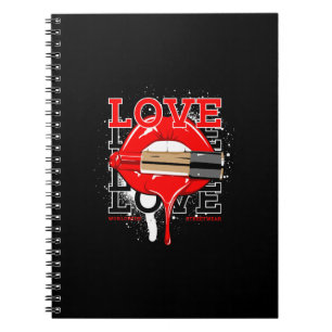 love worldwide streetwear lips vintage fashion notebook