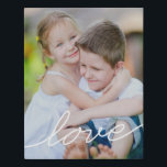 Love Writing Photo Faux Wrapped Canvas<br><div class="desc">Preserve the precious moments with personalised wall decor. Makes a great gift!</div>