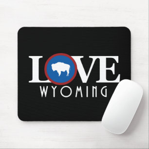 LOVE Wyoming Mouse Pad