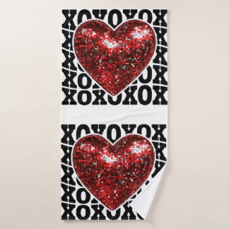 LOVE XOXO BATH TOWEL