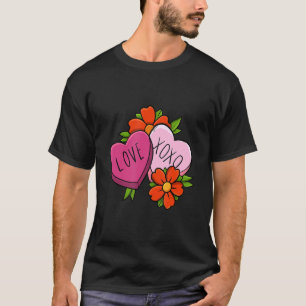 Love Xoxo Candy Heart   Men Sweet Candy T-Shirt