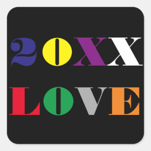 Love Year -Square Sticker