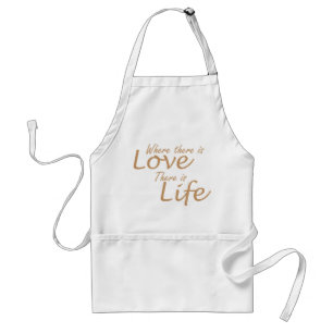 Love yellow standard apron