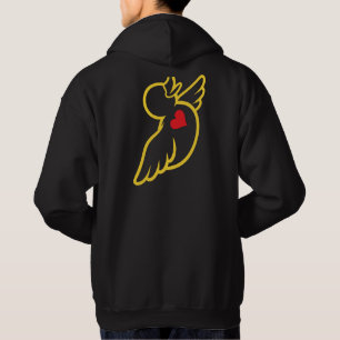 Love Yeshua Love People Duck Hoodie - Yellow