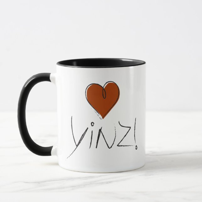 LOVE YINZ PITTSBURGH MUG (Left)
