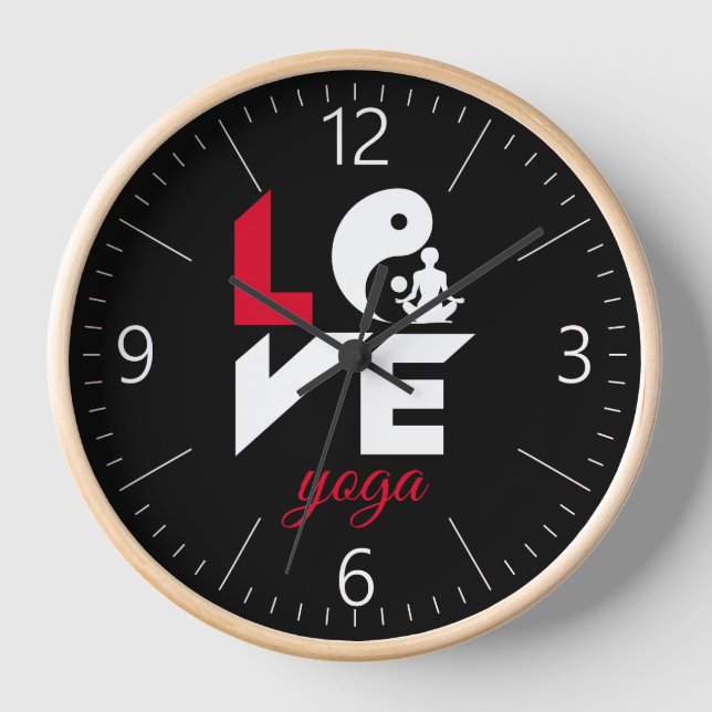 Love yoga clock (Front)