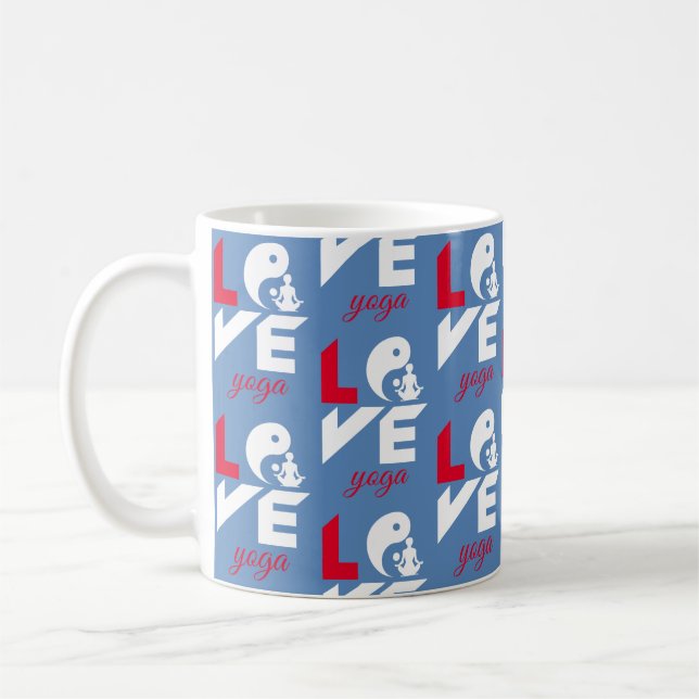 Love yoga coffee mug (Left)