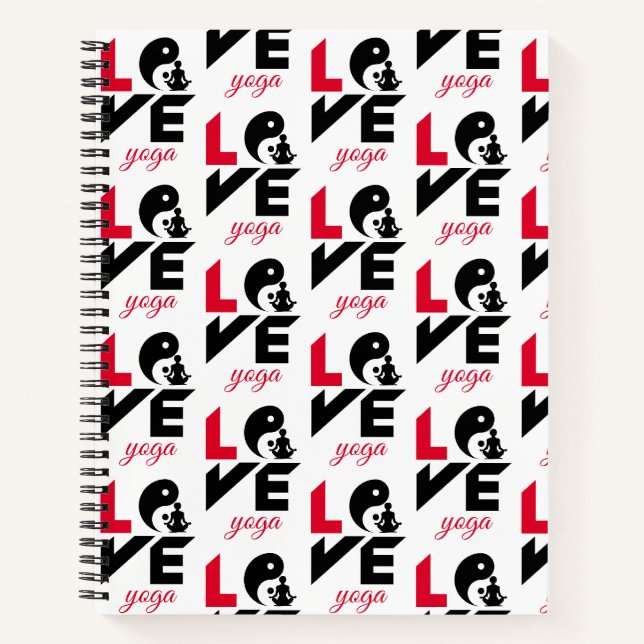 Love yoga notebook (Front)