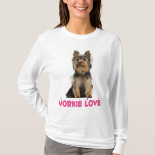 Love Yorkshire Terrier Puppy Dog Tee Shirt