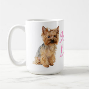 Love Yorkshire Terrier Puppy Dog  - Yorkie Coffee Mug