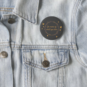 love you 6 cm round badge