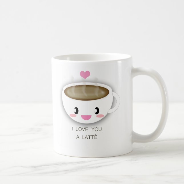 Love You a Latté Mug (Right)
