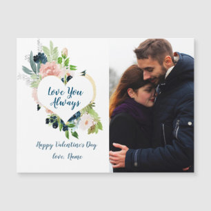 Love You Always Valentine with Your Photo, Heart
