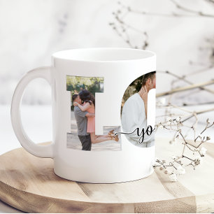 Love You and Me Add Photo And Name Coffee Mug