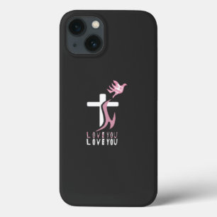 Love you art design iPhone 13 case