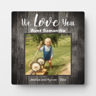 Love You Aunt Desk Photo Plaque