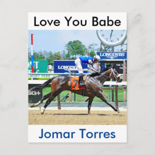 Love You Babe Postcard
