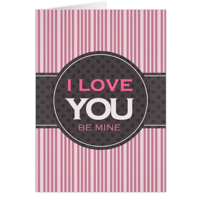 Love you... Be mine (Front)