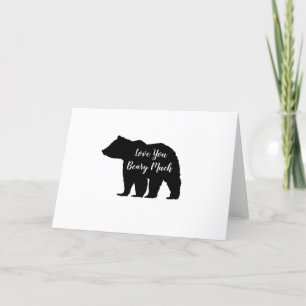 Love You Bear Mountain Thank You Card