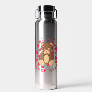 Love you beary much for Valentine's Day Water Bottle