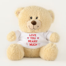 Love You Beary Much Valentine's Day teddy bear