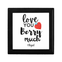 Love You Berry Much – Cute Valentine Personalise