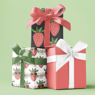 Love You Berry Much Wrapping Paper Sheets