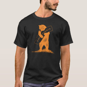 Love You California--Orange and Black T-Shirt