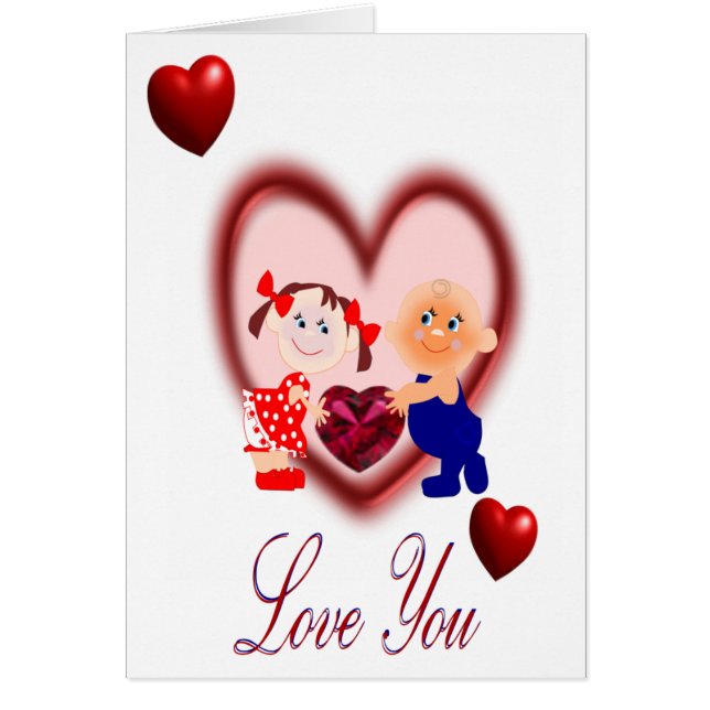 Love you Card (Front)