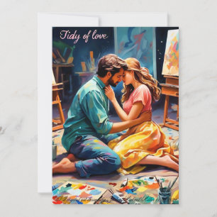 Love You Card By James Michael Miller 