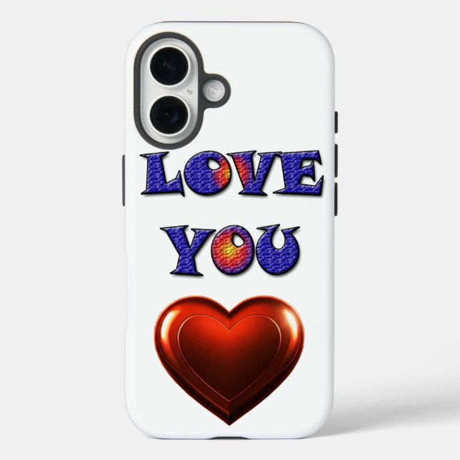 LOVE YOU Case-Mate iPhone CASE (Back)
