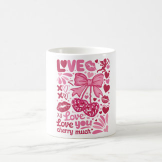 Love You Cherry Much Valentine Day Coffee Mug