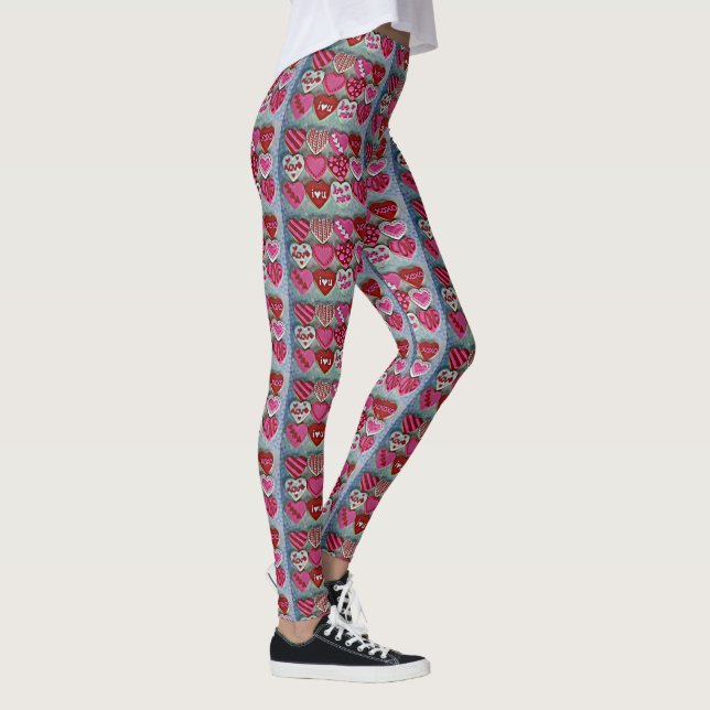 Love You Cookies Leggings (Right)