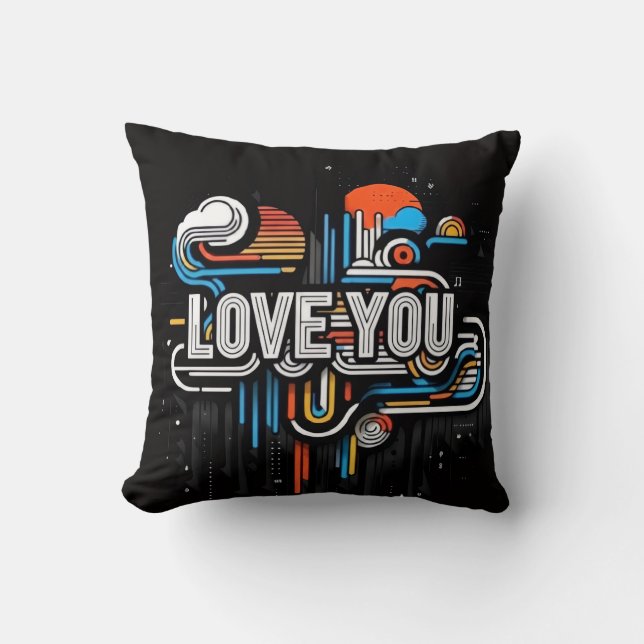 Love you cushion (Front)