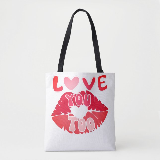 LOVE you Custom Gifts for the Big Day Tote Bag (Front)