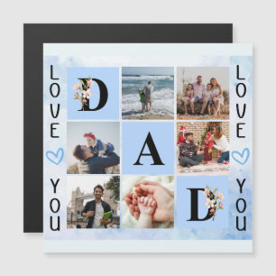 Love You Dad Custom Photo Collage - Personalised
