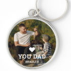 Love You Dad Heart Photo Personalised Names