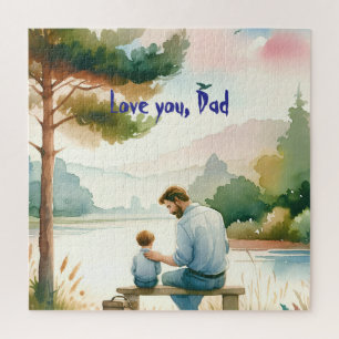 Love you, Dad Jigsaw Puzzle