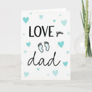 Love You Dad Keepsake Card