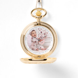 Love You Dad Personalised Photo Fathers Day Pocket Watch