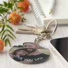 Love you Dad, Personalized Photo Key Chain