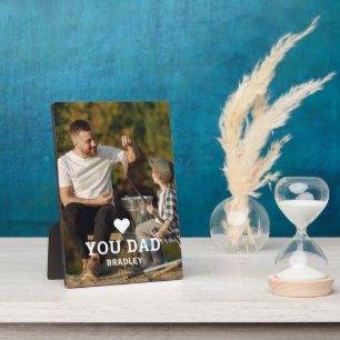 Love You Dad Photo Names Keepsake Gift Plaque