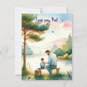 Love you, Dad Postcard