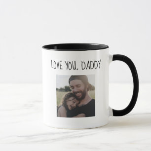Love You, Daddy, Father's Day Photo Mug