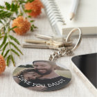 Love you Daddy, Personalised Photo Key Chain