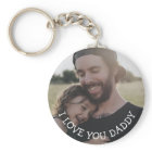 Love you Daddy, Personalised Photo Key Chain